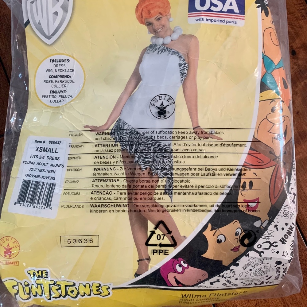 Wilma Flintstone Costume